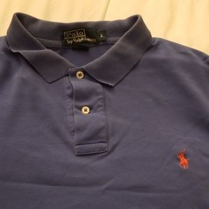 Used light  purple Ralph Lauren polo shirt